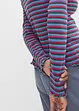 Rippshirt gestreift aus Bio-Baumwolle, bonprix