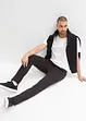 Pantalon droit stretch à taille élastiquée, Regular Fit, bonprix