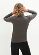 Langarmshirt mit reiner Bio-Baumwolle (2er Pack), bonprix