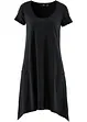 Kurzes Baumwoll-Shirtkleid aus Flammgarn, bonprix