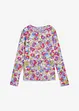 T-shirt manches longues à imprimé floral, bonprix