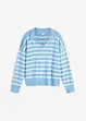 Gestreifter Pullover aus Viskosemix, bonprix
