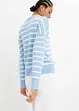 Gestreifter Pullover aus Viskosemix, bonprix