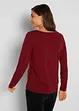 Lot de 2 T-shirts manches longues près du corps, bonprix