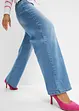 Wide-Leg-Jeans, Low Waist, Lang, bonprix