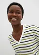 Gestreiftes Langarmshirt aus Bio-Baumwolle, bonprix
