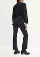 Jean droit taille mi-haute, extensible, bonprix