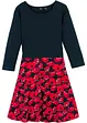 Jerseykleid, 3/4-Arm aus reiner Bio-Baumwolle, bonprix