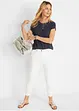 Pantalon 7/8 taille haute, bonprix