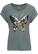 Shirt mit Pailletten, bonprix