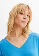 Shirt mit 3/4 Arm aus Viskose-Elasthan-Mix, bonprix