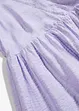 Ausgestelltes Webkleid mit Puffärmeln, RAINBOW