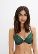 Lot de 3 soutiens-gorge push-up avec dentelle, bonprix