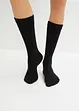 Lot de 4 chaussettes longueur mollet à bord non comprimant, bpc bonprix collection