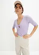 Rippshirt aus softer Viskose, bonprix