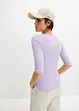 Rippshirt aus softer Viskose, bonprix