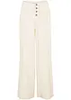 Pantalon palazzo en lin mélangé, bonprix