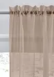Lot de 2 voilages unis, bonprix