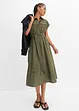 Midikleid aus reiner Baumwolle, bonprix