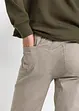 Pantalon droit extensible taille élastiquée, Regular, bonprix