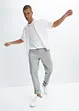 Pantalon droit extensible taille élastiquée, Regular, bonprix