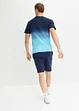 T-Shirt und Sweat-Bermuda  (2-tlg.Set), Regular Fit, bonprix