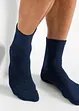 Socken mit druckfreiem Bündchen mit Bio Baumwolle (4er Pack), bonprix