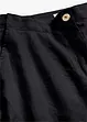 Verkürzte High-Waist-Hose aus Leinen-Viskose-Mix, bonprix