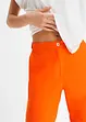 Verkürzte High-Waist-Hose aus Leinen-Viskose-Mix, bonprix
