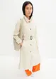 Manteau trench longueur mollet à capuche amovible, bonprix