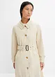 Manteau trench longueur mollet à capuche amovible, bonprix