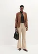 Veste en cuir nappa d’agneau, bonprix