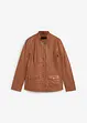 Veste en cuir nappa d’agneau, bonprix