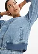 Veste bombers en jean, bonprix