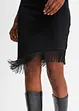 High-Waist Rock mit Fransen, BODYFLIRT boutique