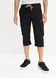 Pantalon jogger 3/4 avec poches cargo, Regular, bonprix