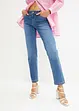 Jean droit taille mi-haute, extensible, bonprix