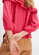 Carmenbluse aus recyceltem Polyester, bonprix