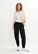 Hose aus Baumwoll-Leinen-Mix, High-Waist, bonprix