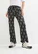 Bedruckte Palazzo-Hose mit Bequembund, bonprix