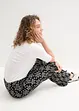 Bedruckte Palazzo-Hose mit Bequembund, bonprix
