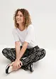 Bedruckte Palazzo-Hose mit Bequembund, bonprix