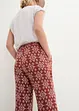Bedruckte Palazzo-Hose mit Bequembund, bonprix