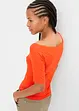 T-shirt encolure Bardot, bonprix