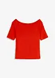 T-shirt encolure Bardot, bonprix