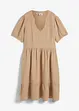 Oversized-Kleid aus Baumwoll-Musselin, bonprix
