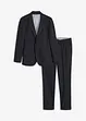 Costume 2 pièces slim en lin majoritaire, bonprix