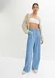 Wide-Leg-Jeans Low Waist, Low Stretch, bonprix