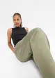 Pantalon cargo léger en Lyocell fluide, bonprix
