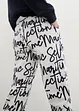 Pantalon imprimé à taille élastiquée, bonprix